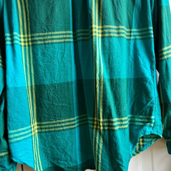 Blue and Yellow Plaid Button Down - Picture 5 of 7